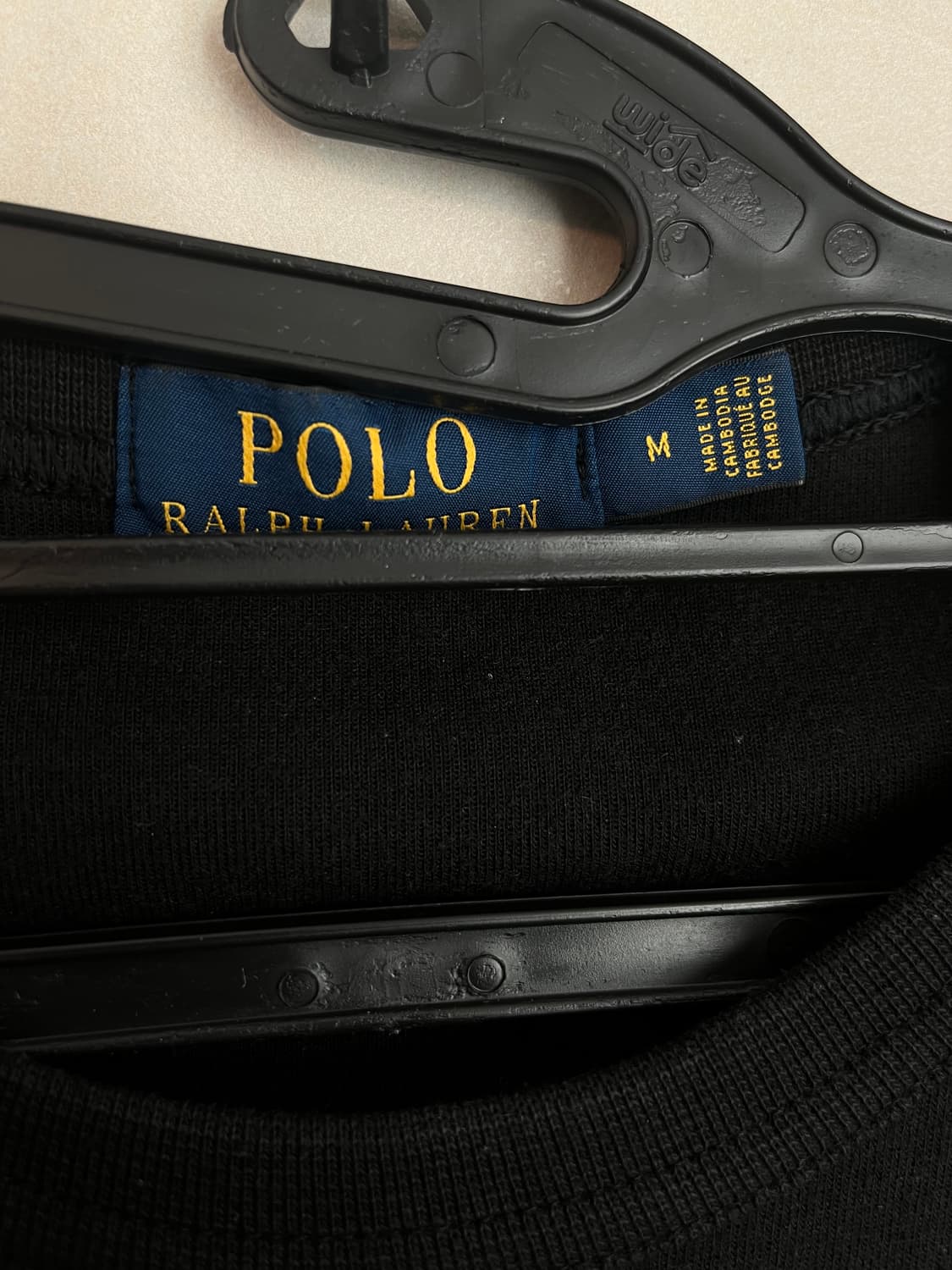 폴로 랄프로렌 P 로고 크루넥 맨투맨 티셔츠 [M] 상품이미지4