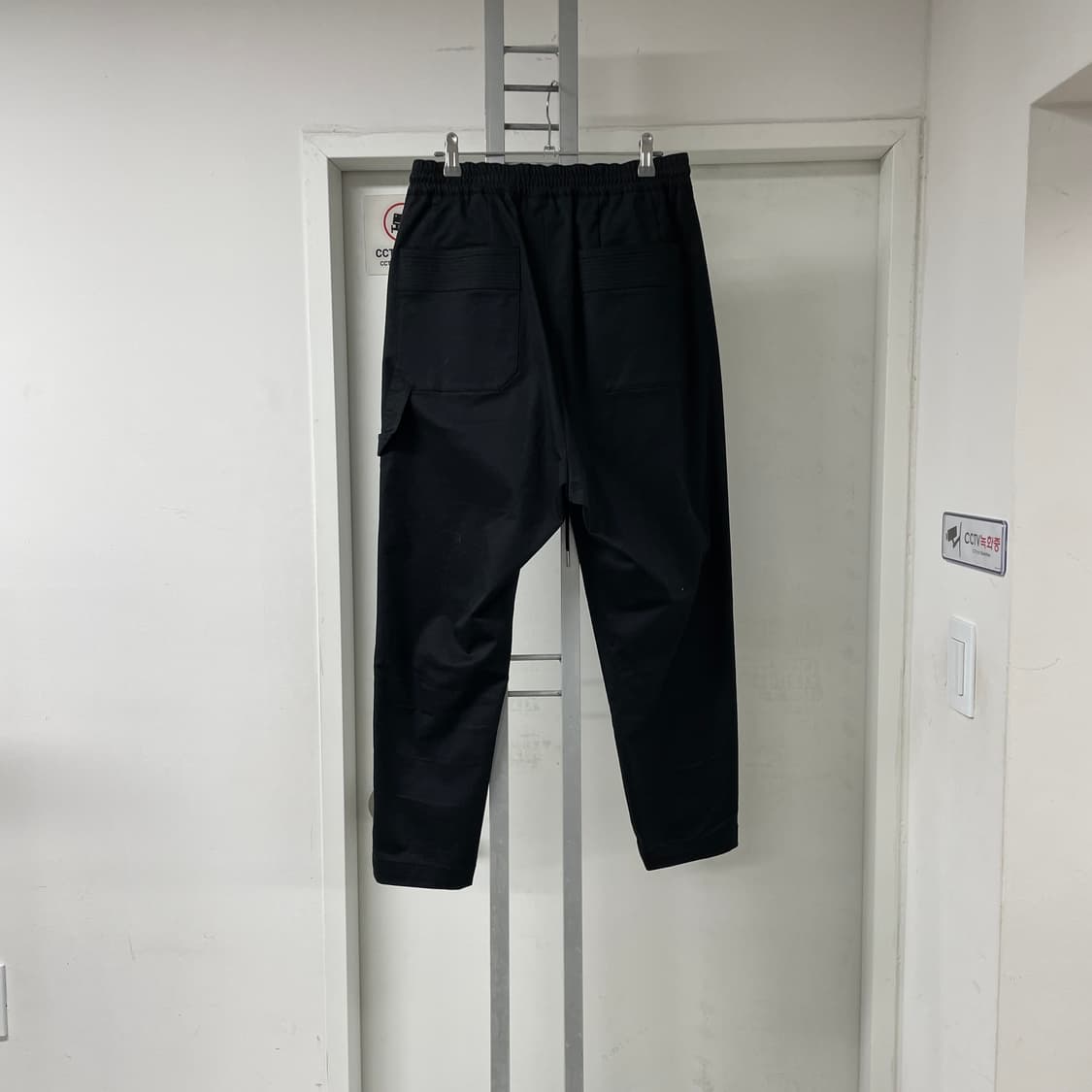 송지오 옴므 밴딩 블랙 팬츠 44 상품이미지4