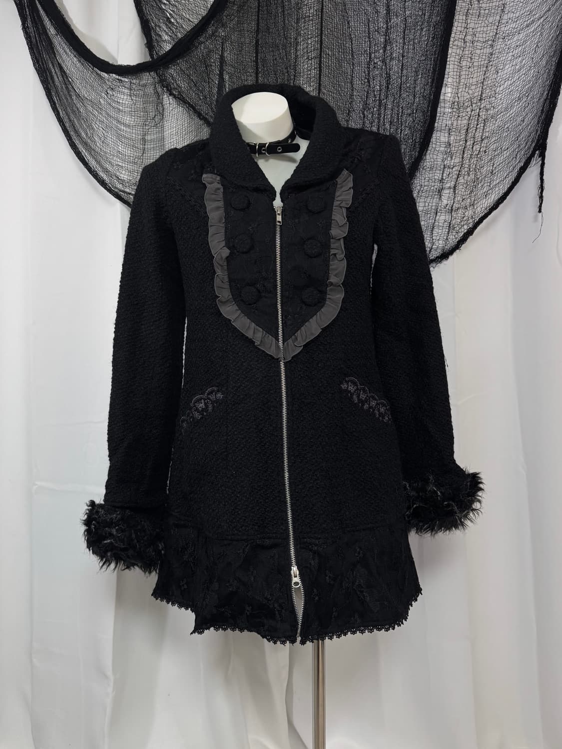 black detail corset coat 상품이미지2