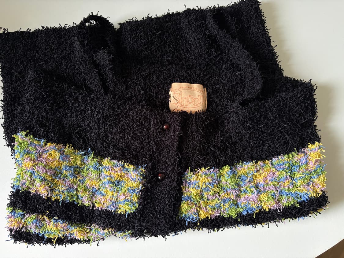 sinoon 시눈 부클 탑 블랙 상품이미지3