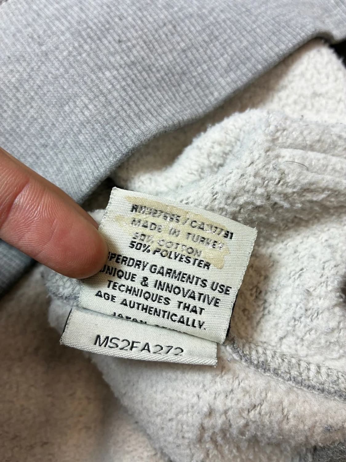 슈퍼드라이 00's 재팬 헤비코튼 오사카 후드집업 PN7847 상품이미지10