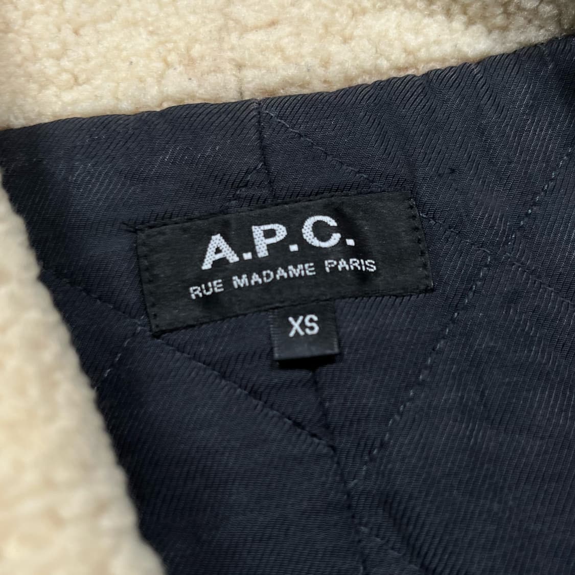 A.P.C. 아페쎄 헤링본 울 하프코트 자켓 상품이미지6
