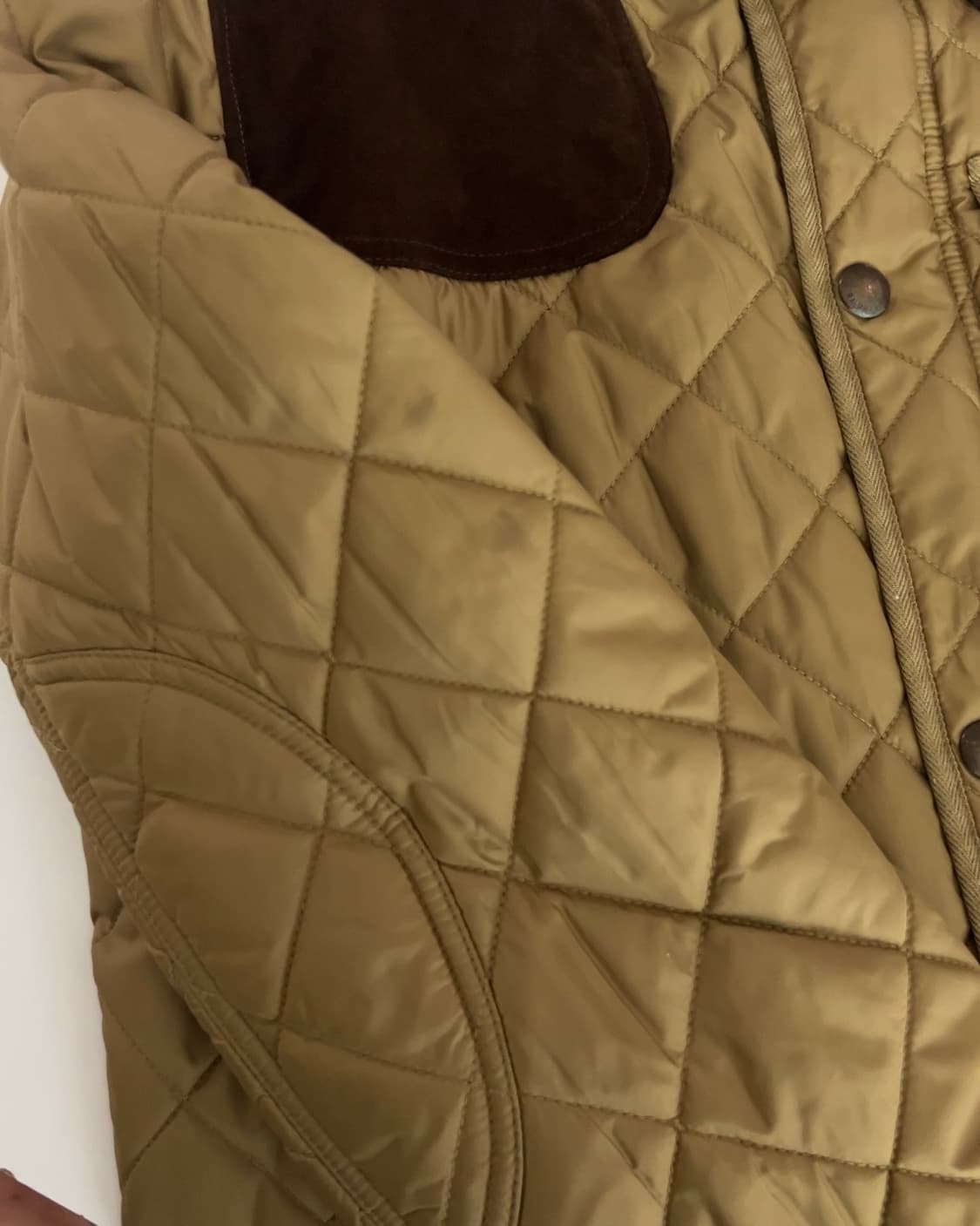 폴로 랄프로렌 브라운 캠튼 퀼팅 자켓 M 상품이미지6
