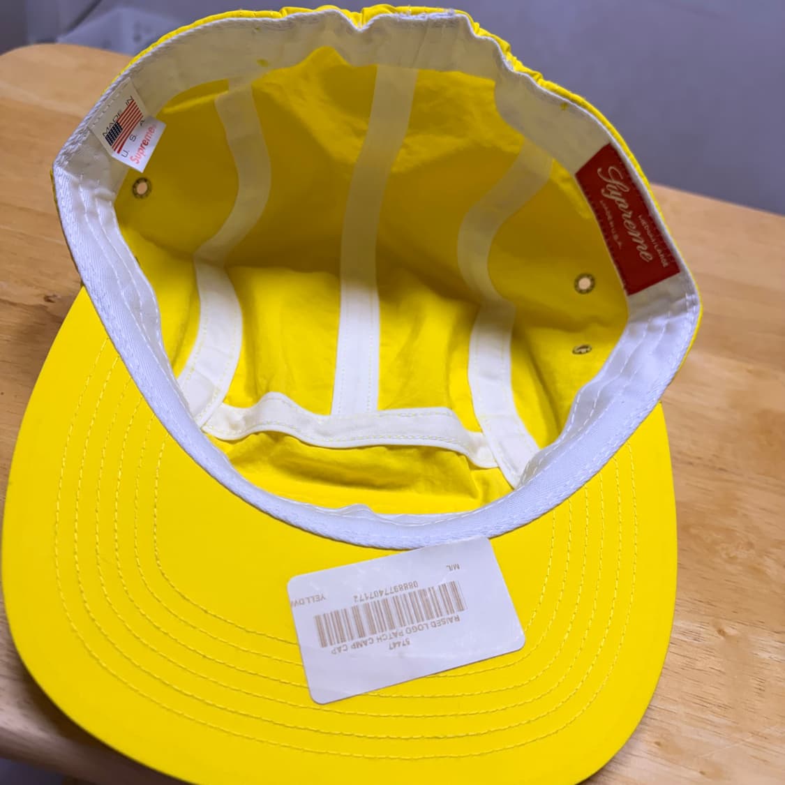 슈프림 SS18 레이즈드 로고 패치 캠프캡 M/L 상품이미지5