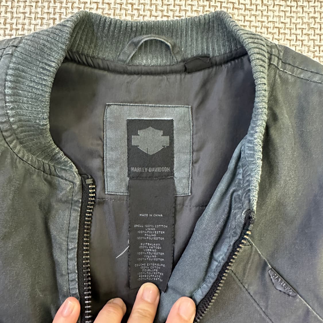 M 할리데이비슨 캔버스 조끼 0424D 상품이미지2
