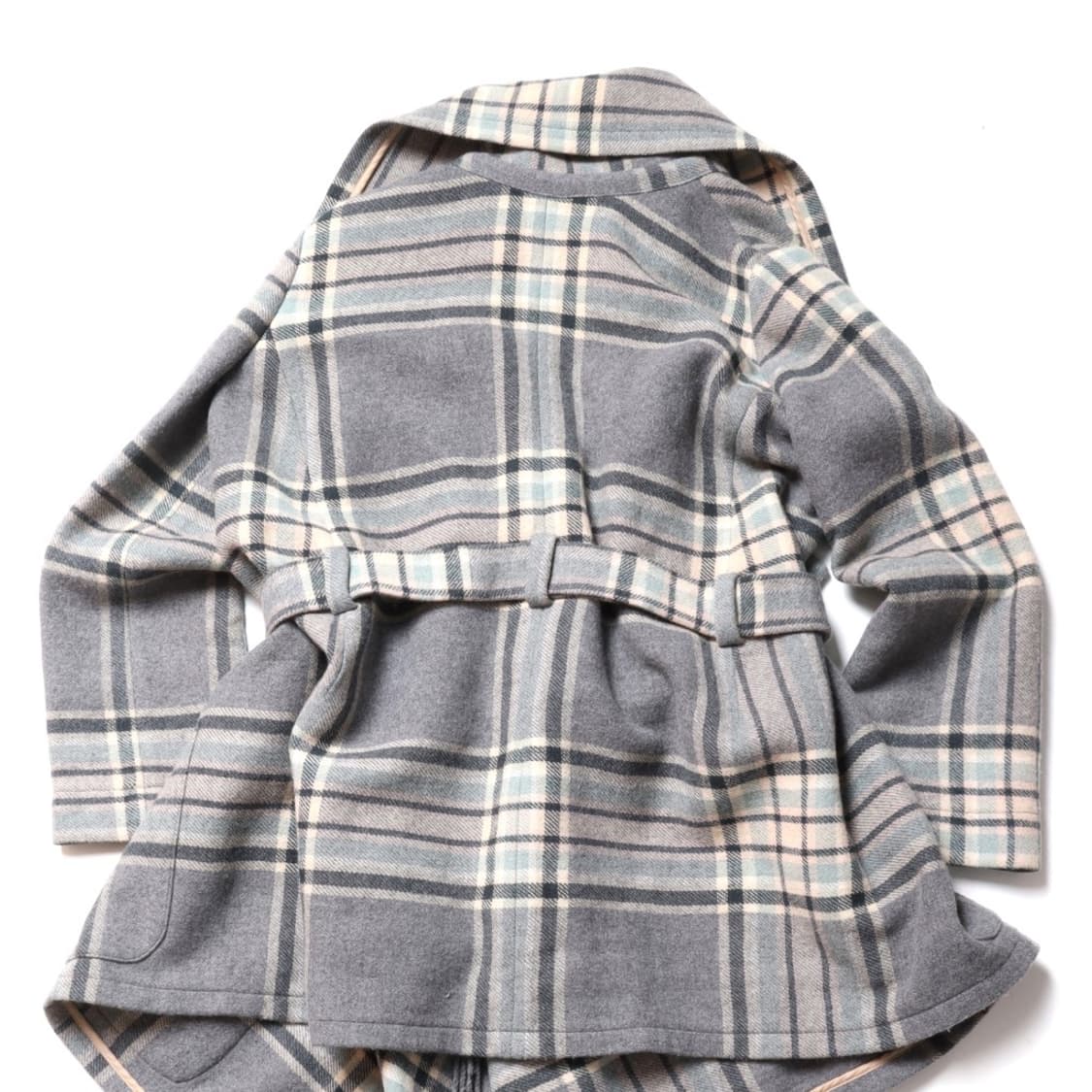 끌로에 Chloe Maxi Check Blanket Coat   상품이미지5