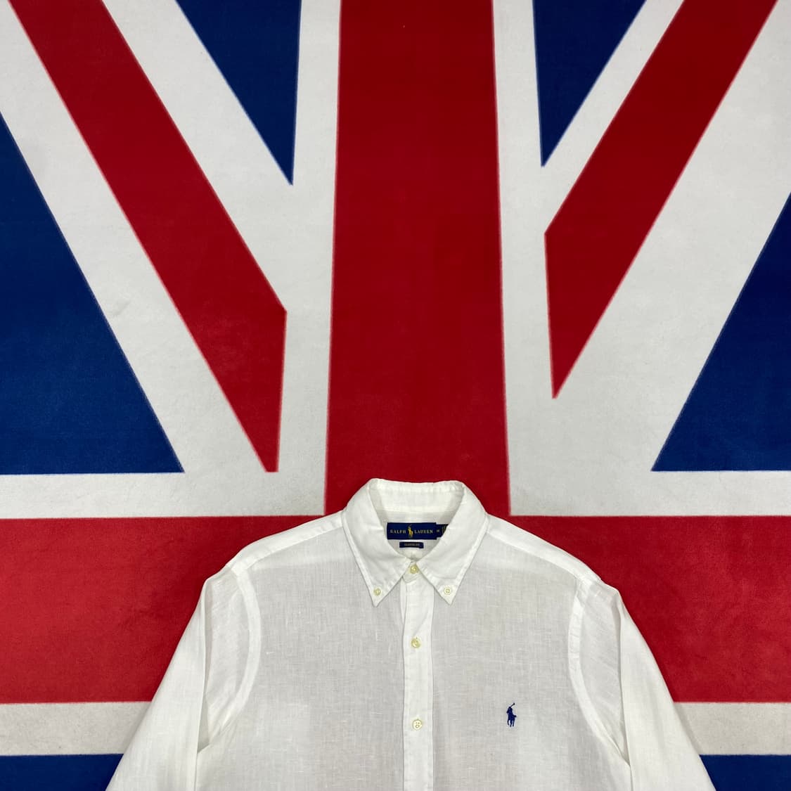 폴로 화이트 린넨 셔츠 M  상품이미지2