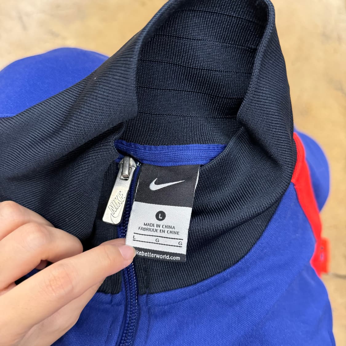 나이키 바르셀로나 블루 져지 트랙탑 상품이미지5