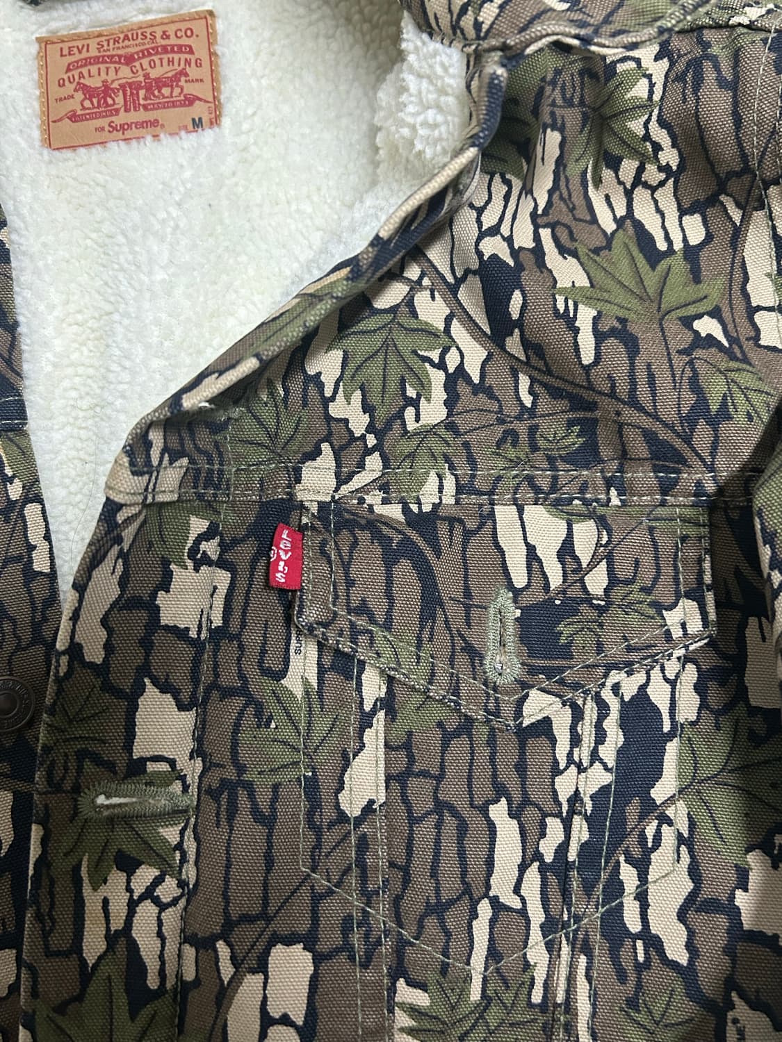 리바이스 x 슈프림  트러커 자켓 M 상품이미지2