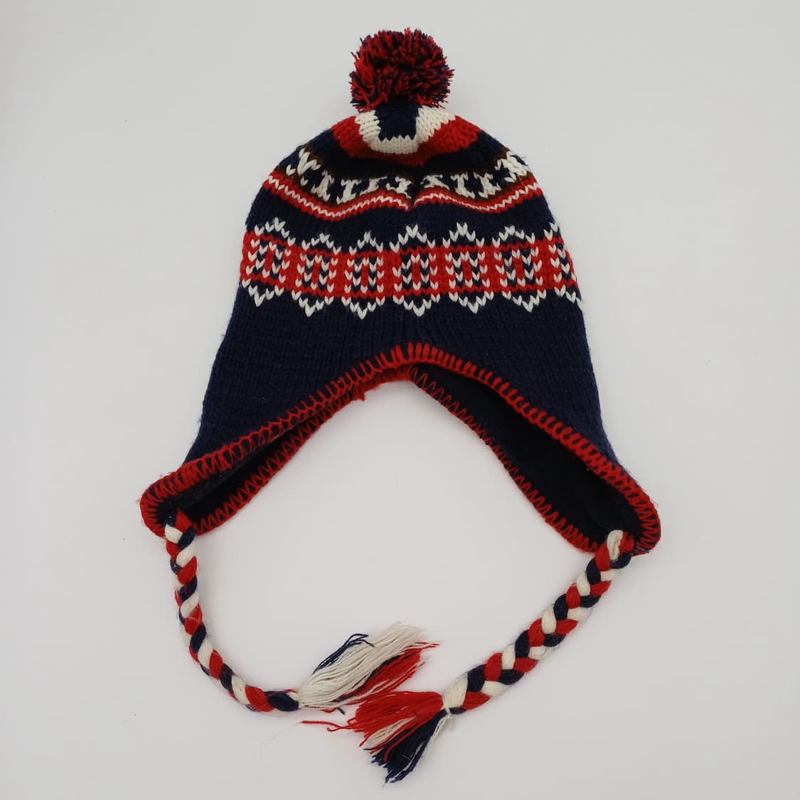 일본 빈티지 키즈 비니 방울 귀달이 모자 [BF10445-154-28] 상품이미지5