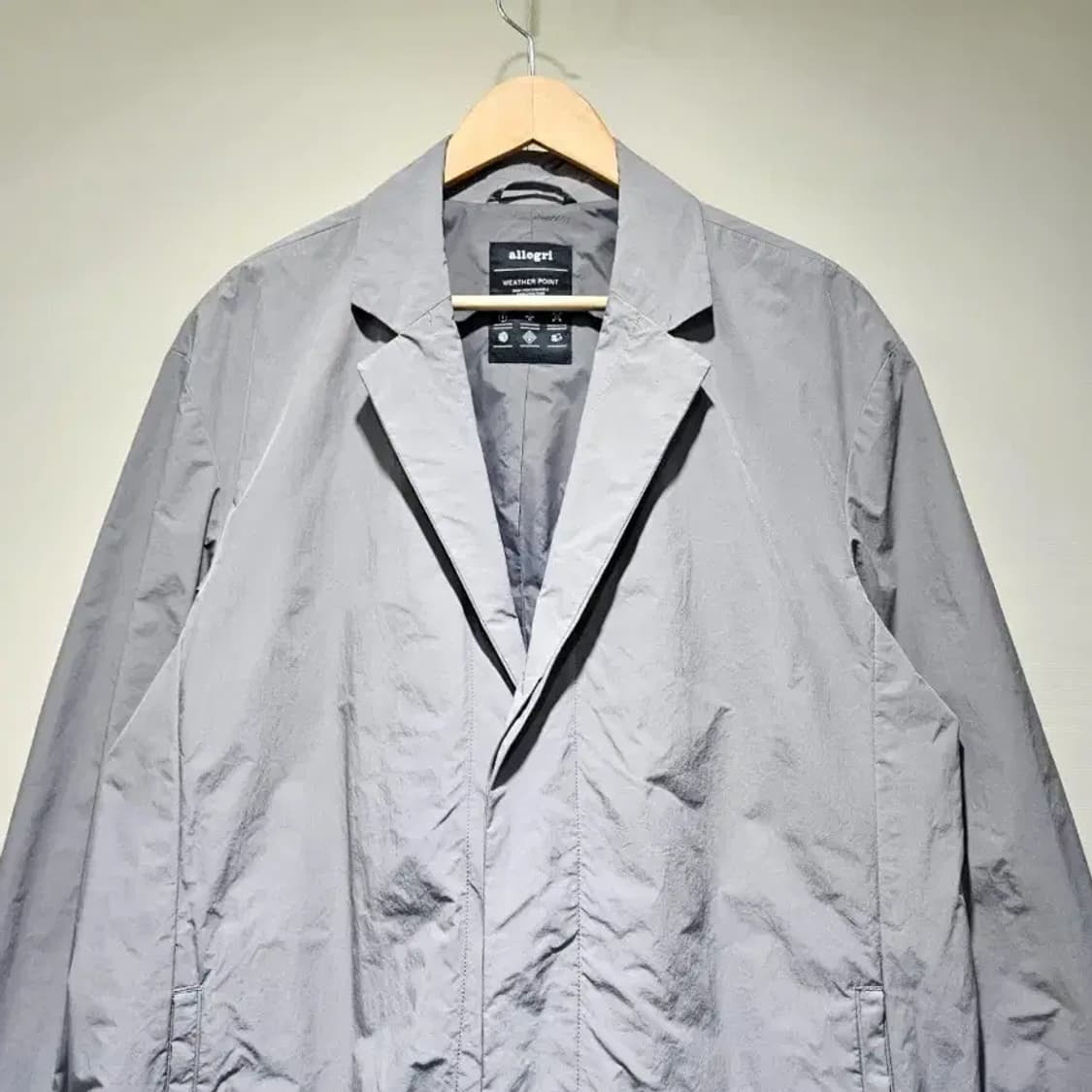 [정품/새상품] 알레그리 웨더포인트 나일론 롱 재킷/코트 48 (100) 상품이미지4
