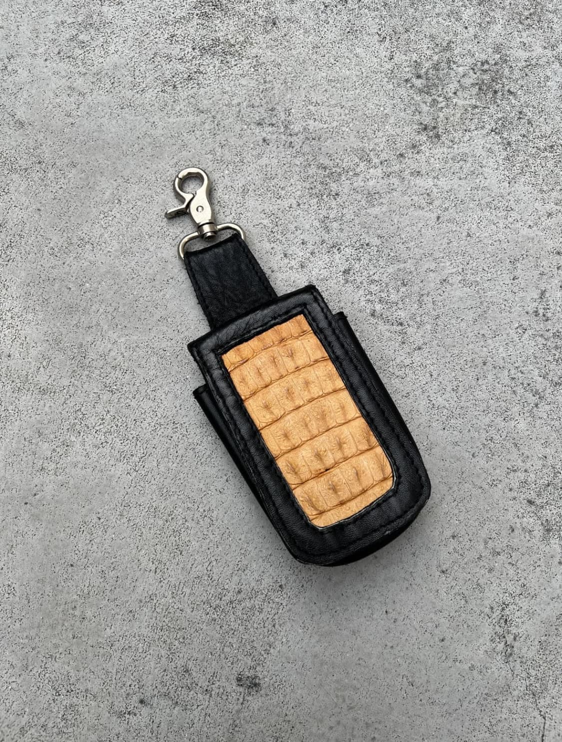 빈티지 가죽 포켓 키링 상품이미지1