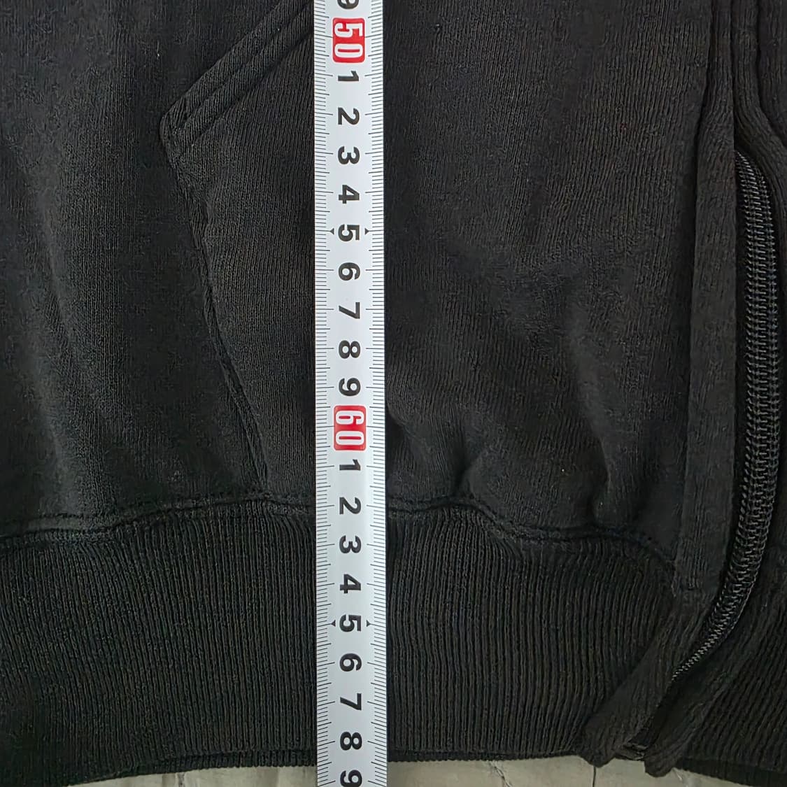 [XL] 90s USA 빈티지 러셀 애슬레틱 후드집업 블랙 페인팅 상품이미지10