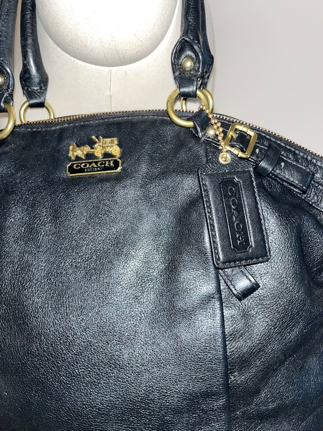 📦Coach All Black shoulder bag 상품이미지6