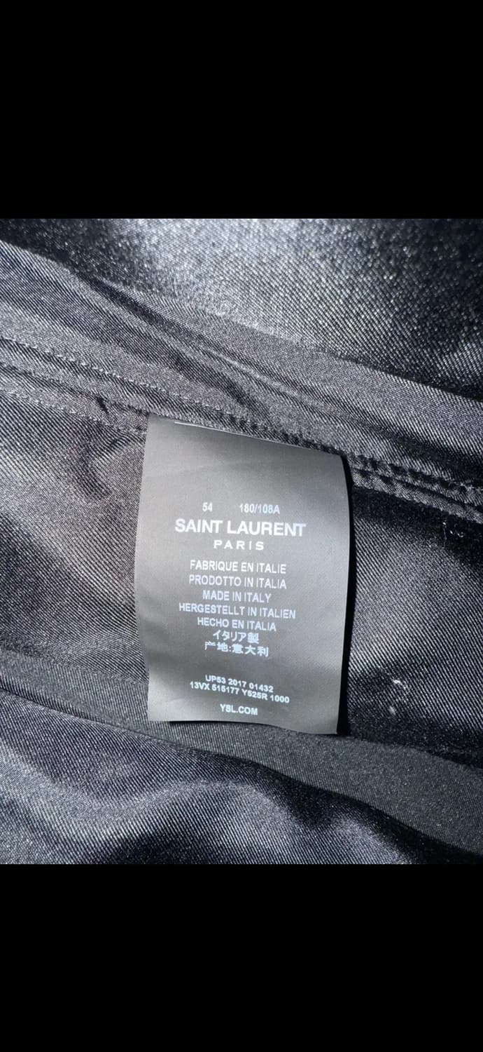(BTS V착장) 생로랑 바시티 블랙자켓 ysl saint laurent 상품이미지5