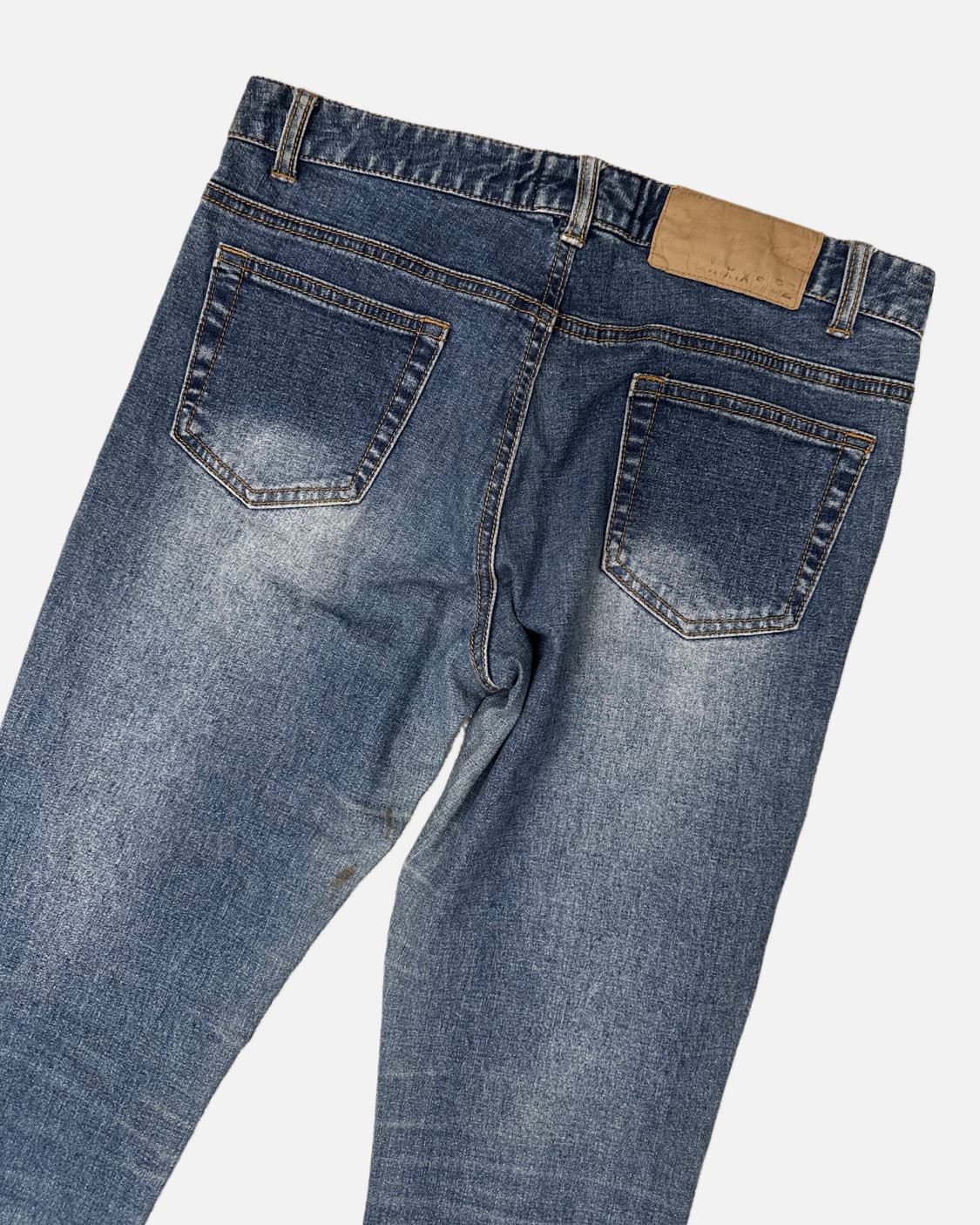 grunge painting low-rise boot-cut jean 상품이미지7