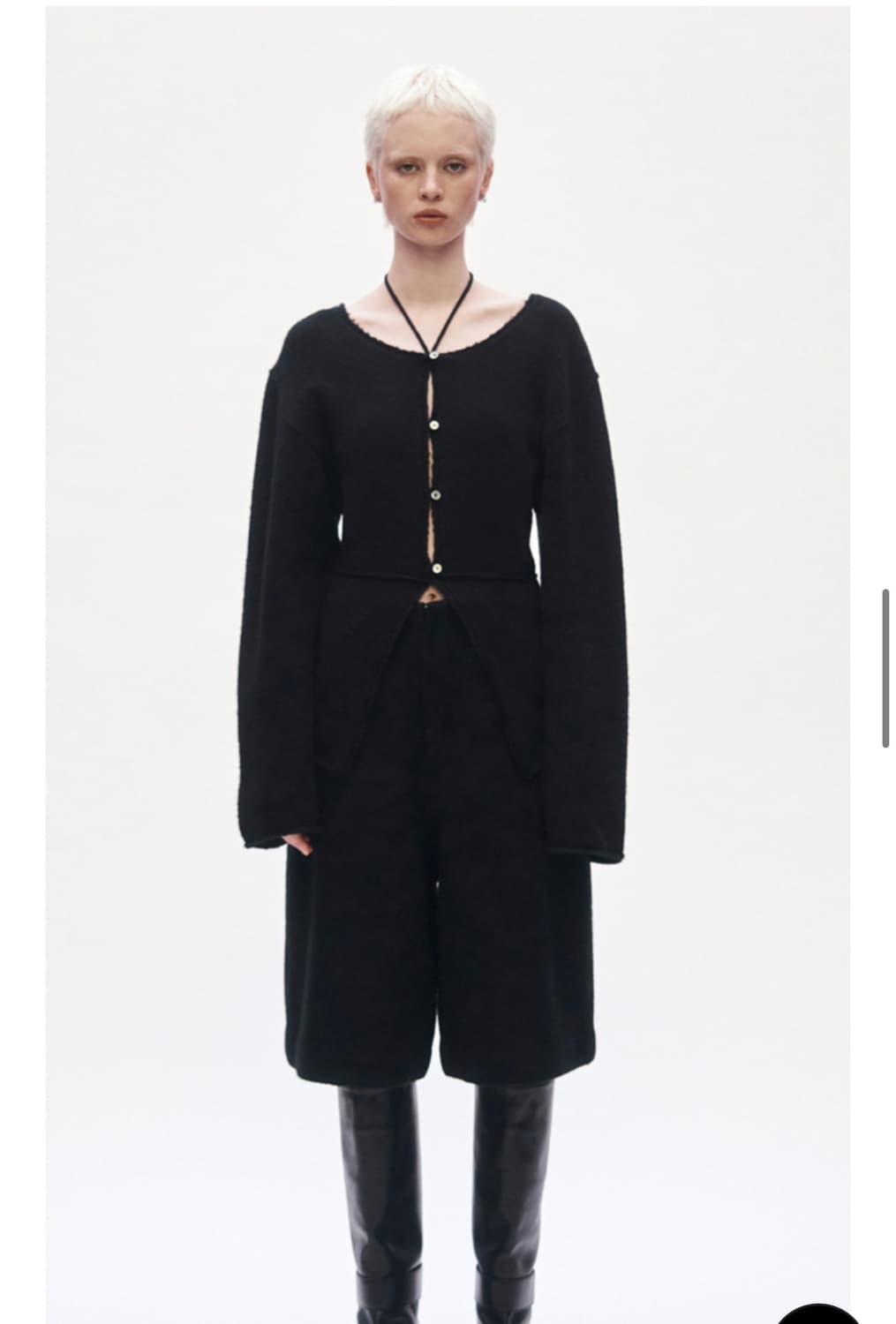 트리밍버드 2-way스트랩 니트 (black) 상품이미지2