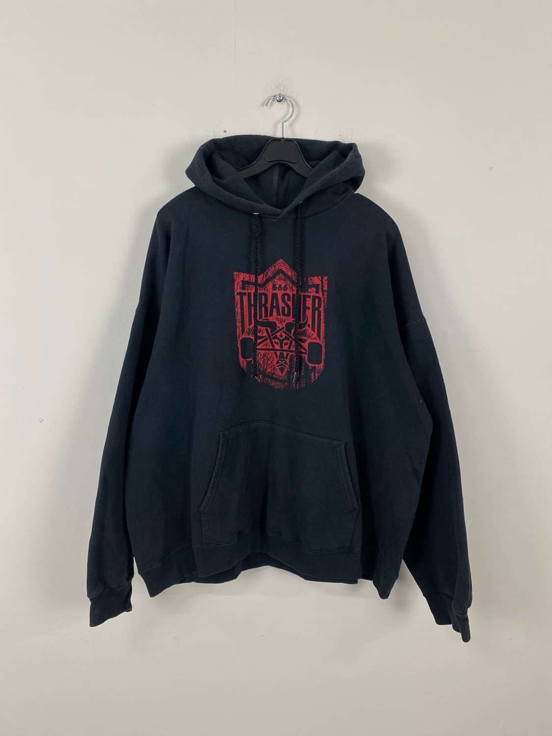 트레셔 Thrasher 블랙 후드티 XL <632> 상품이미지1