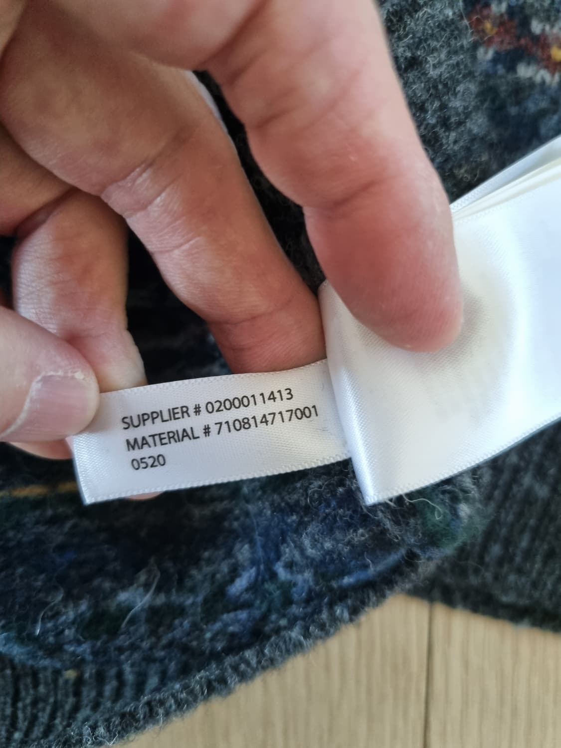 폴로 랄프로렌 페어아일 니트 xs 상품이미지4