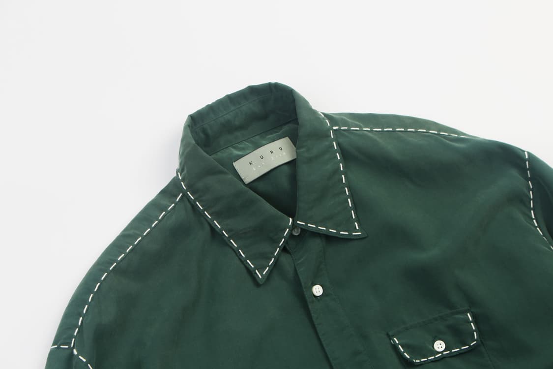 KURO Hand Stitch Overshirt (Made In Japa 상품이미지3