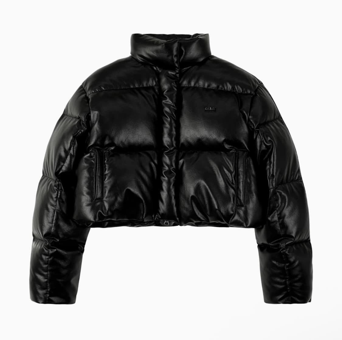 그로브 루트 패딩 (레더 숏패딩) 상품이미지1