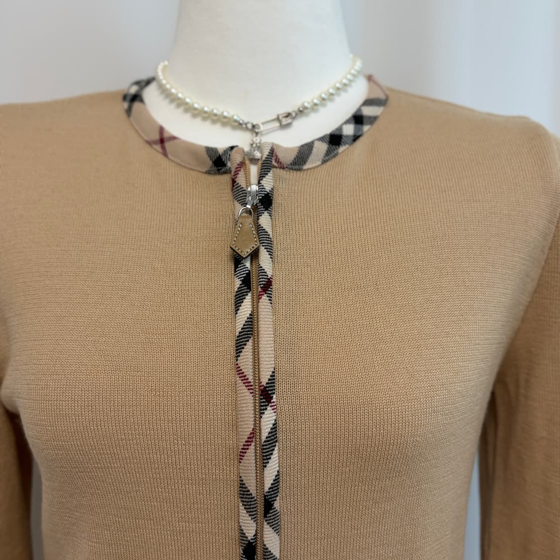 버버리 런던 니트 집업 가디건 상품이미지6