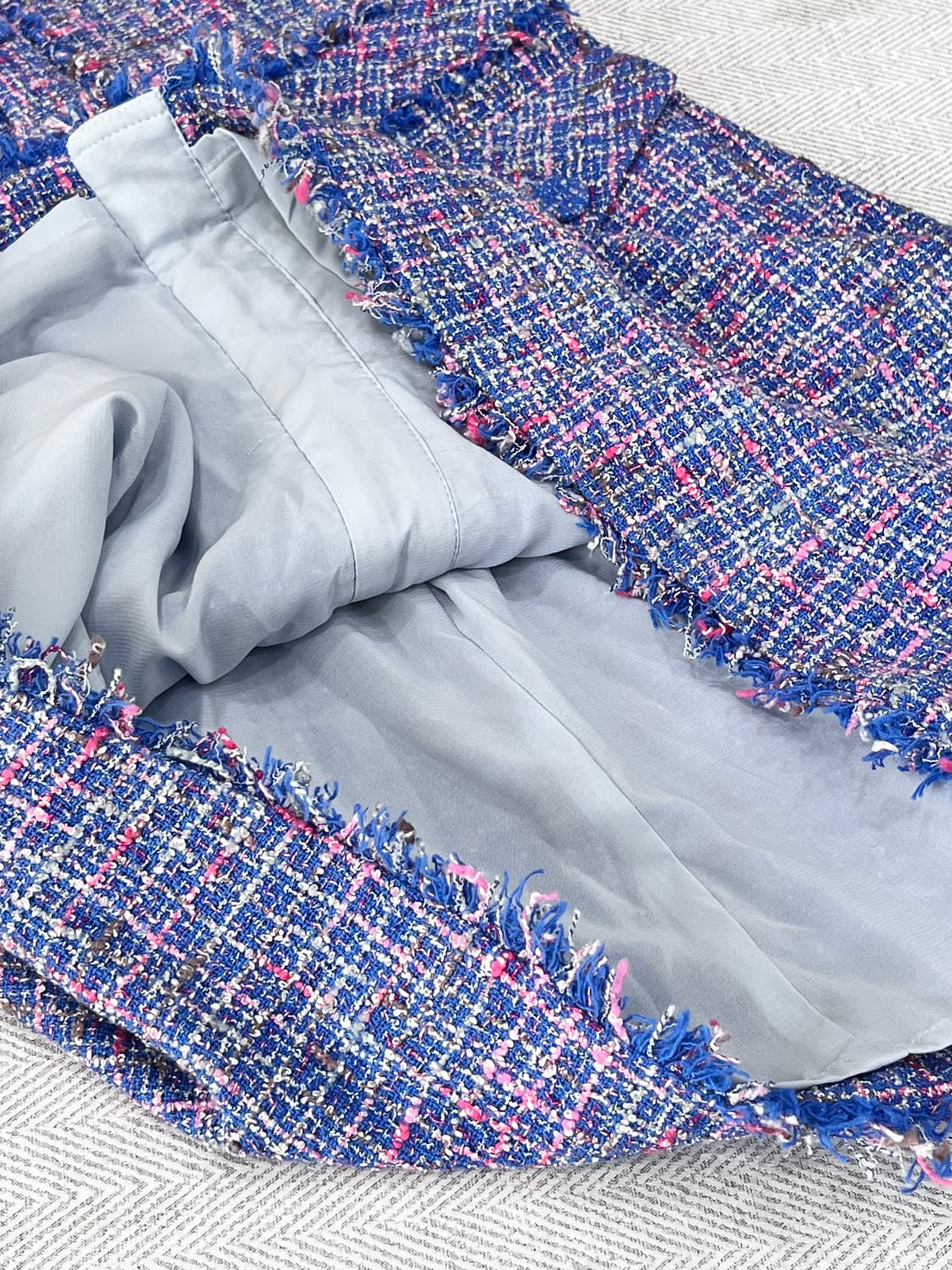 메릴링 Maryling 트위드 포켓 민소매 원피스 36사이즈 상품이미지9