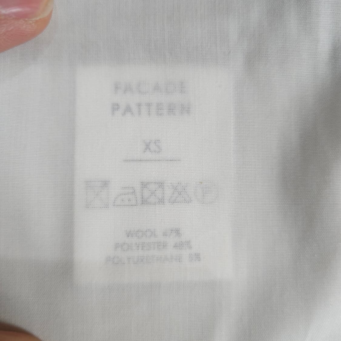 파사드패턴 썸머 울 와이드 팬츠 새상품 상품이미지5