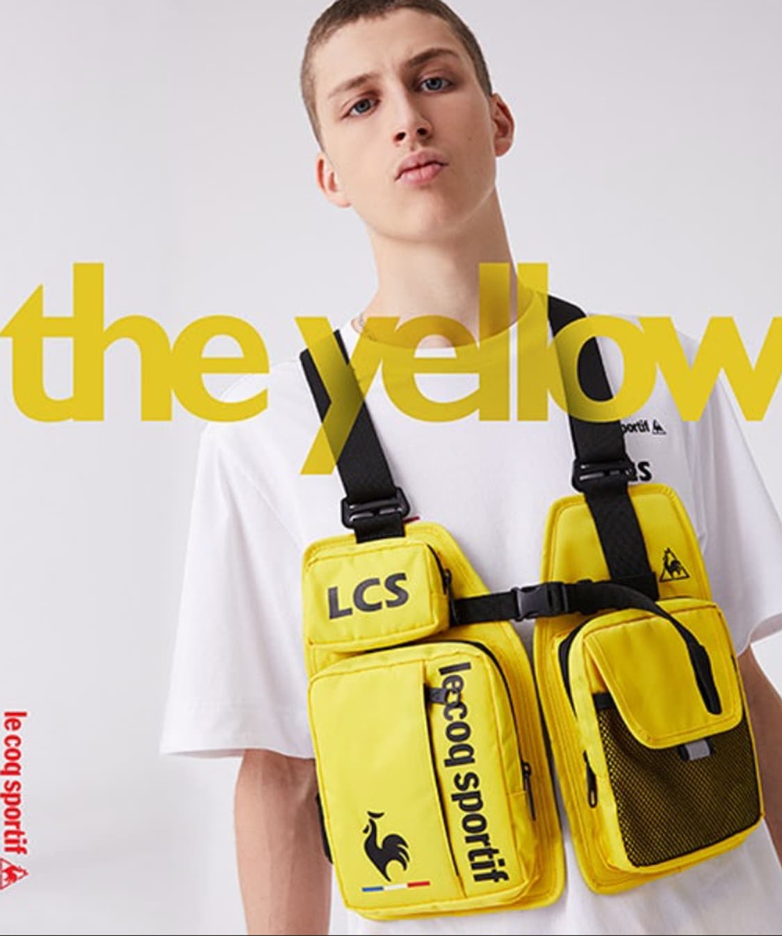 르꼬끄 스포르티브 The Yellow에디션 에디션 듀얼 체스트 리그 백 상품이미지1