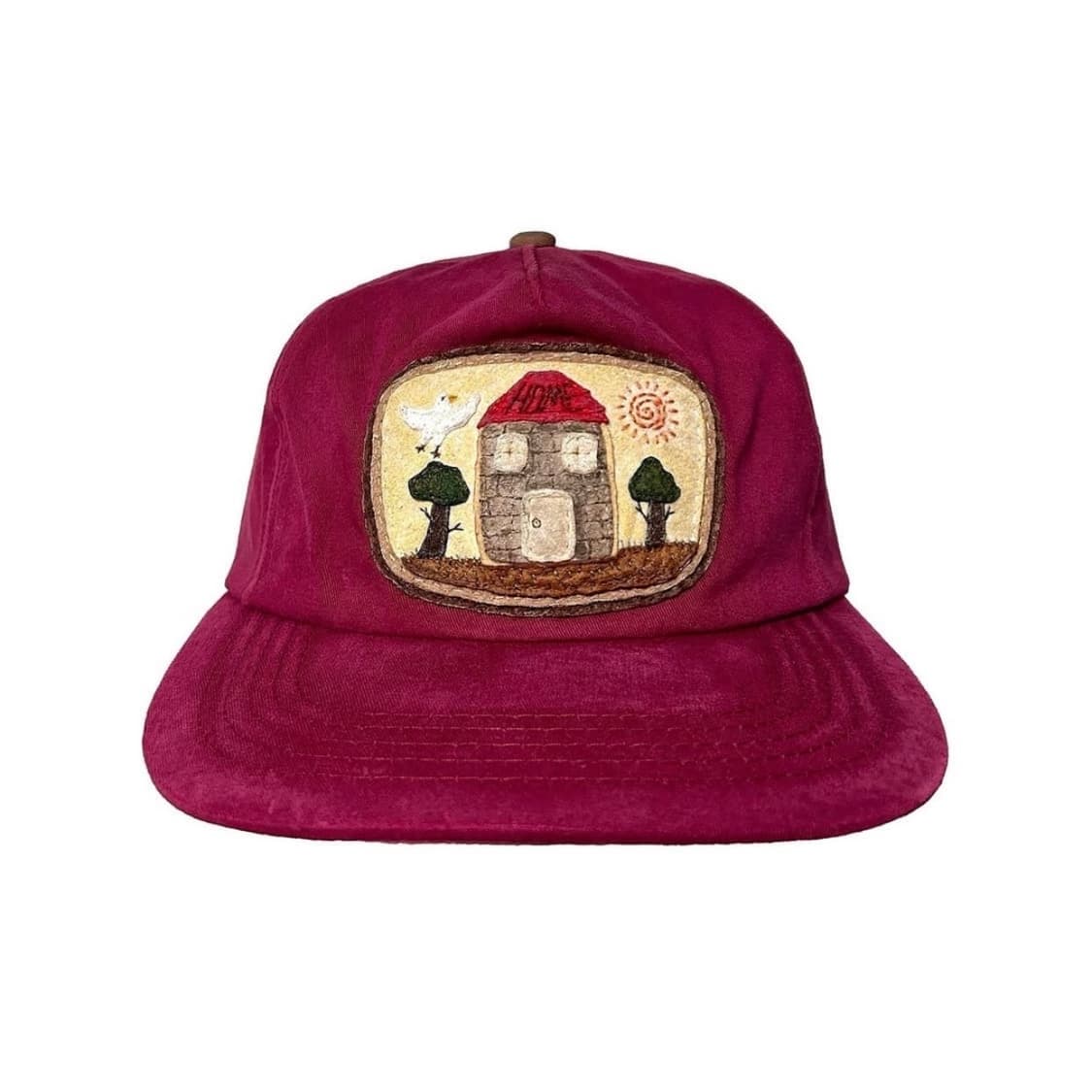 덤브패치스 핸드메이드 하우스 패치 빈티지 5패널 캡 상품이미지1