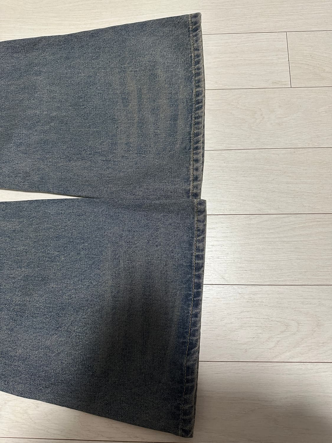 아이필럭키 Denim Bootscut skirt pants 상품이미지5