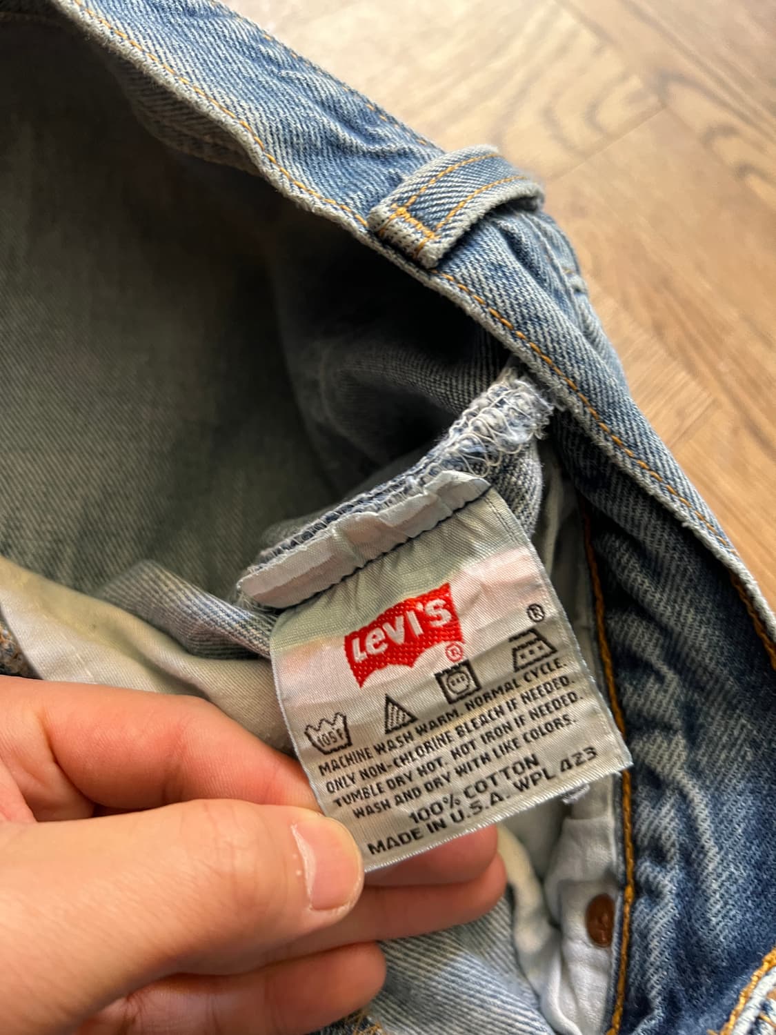 [38]00's 리바이스 501 Made in USA 데님 팬츠 S8 상품이미지7