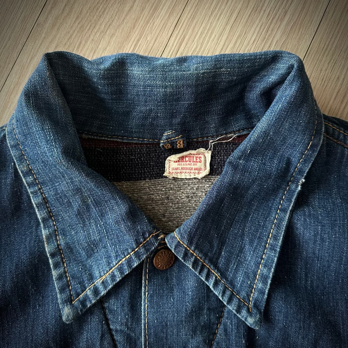 50s Sears Hercules 2nd Denim Jacket 상품이미지5