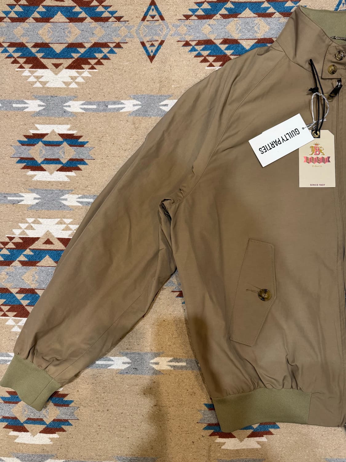 [M][100] 와코마리아 x 바라쿠타 G9 해링턴 자켓 베이지 상품이미지2