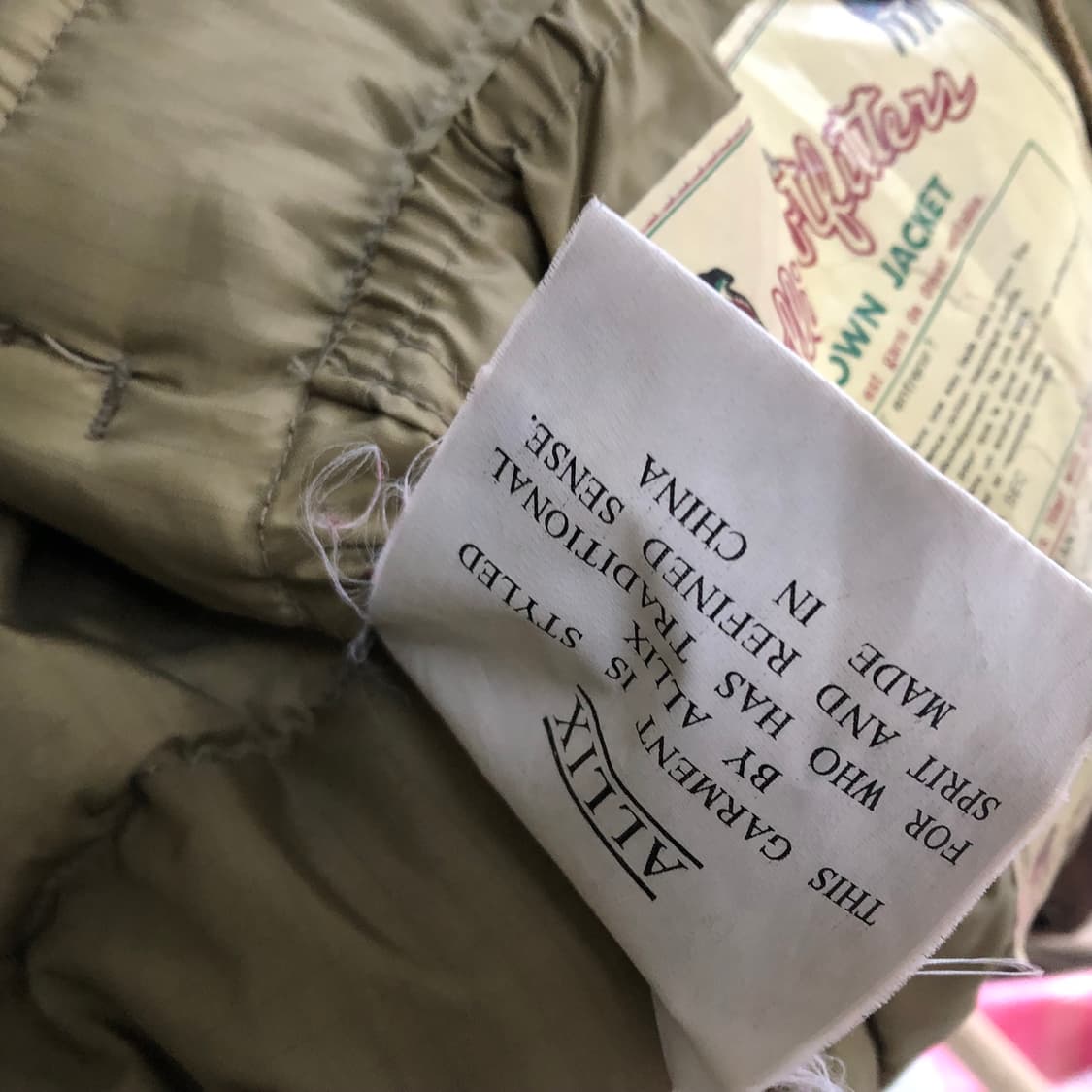 ALLIX OUTFITTERS 브라운 패딩 자켓 상품이미지7