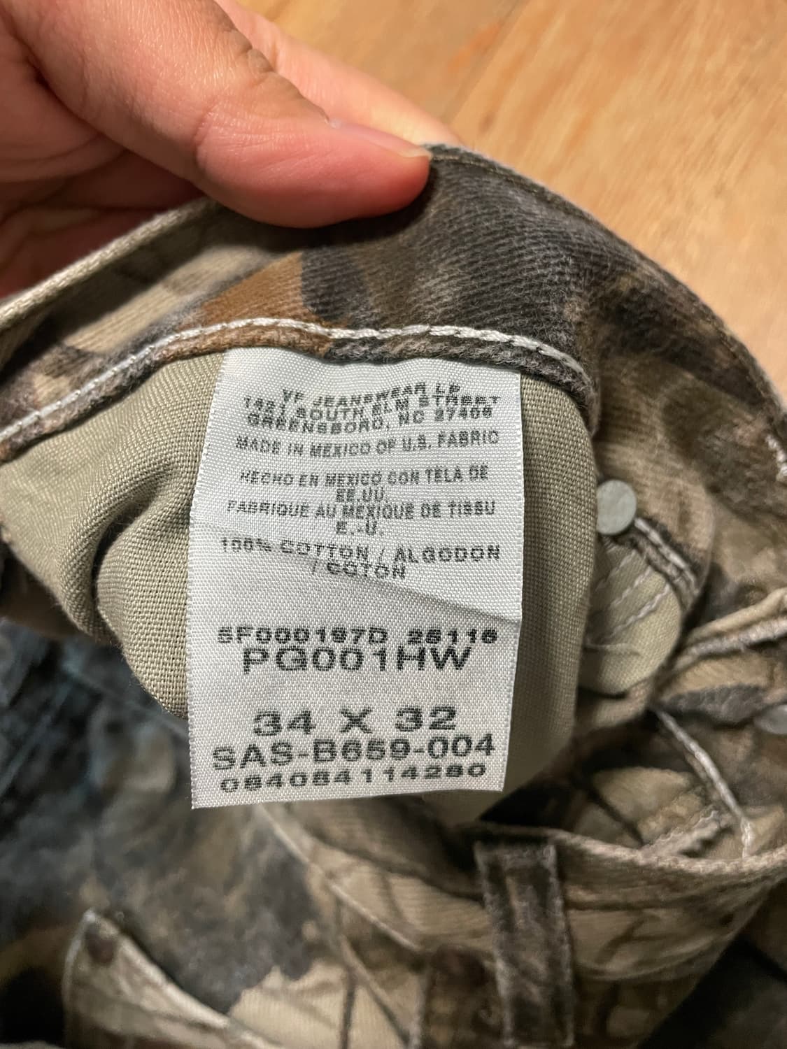 랭글러 PRO GEAR 리얼트리 팬츠 상품이미지6