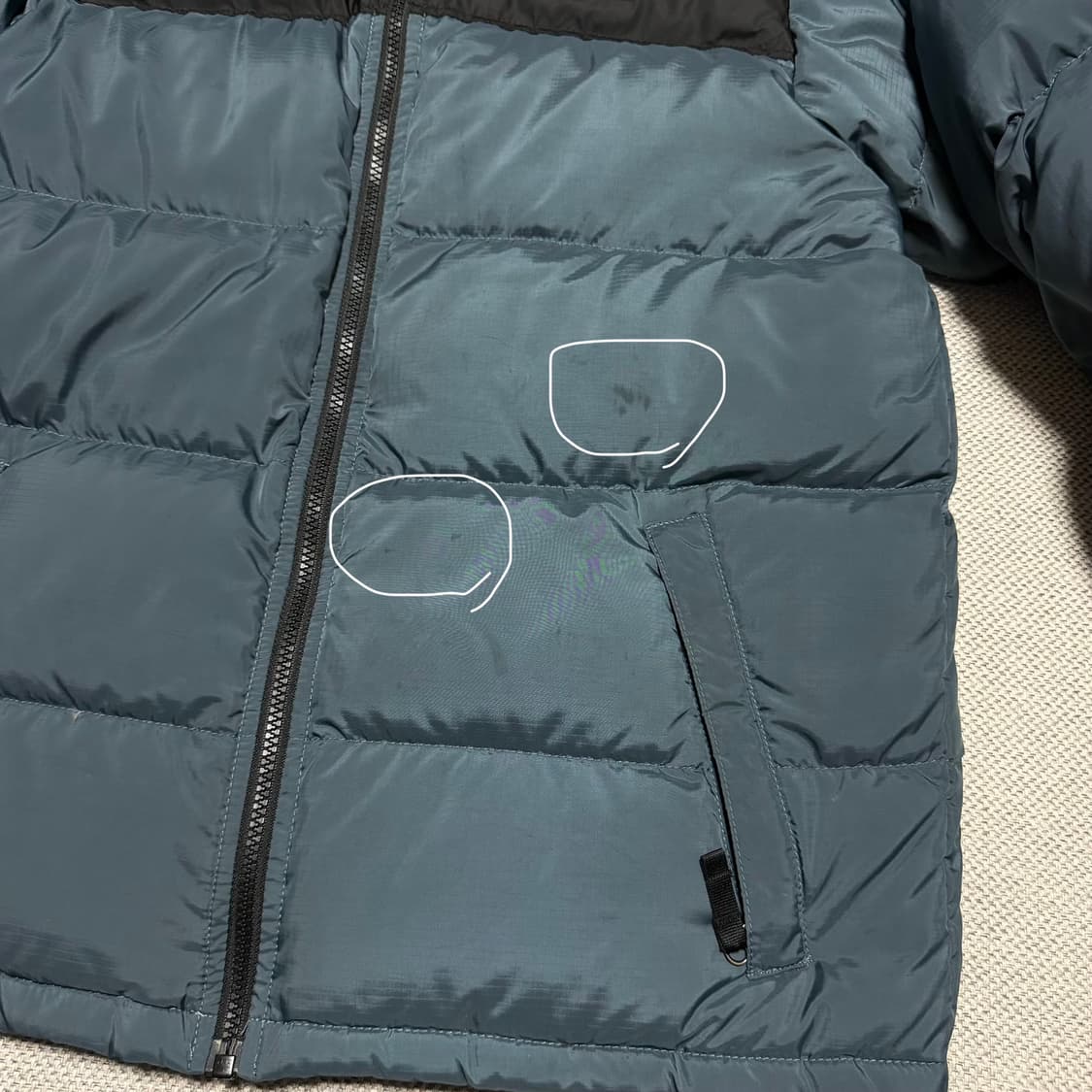 노스페이스 600 눕시 패딩 자켓 상품이미지5