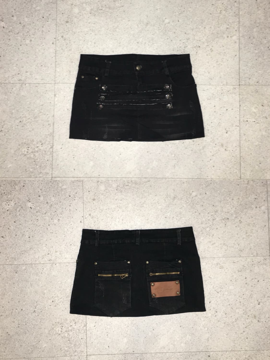 Napoléon Washed Black Skirt 상품이미지1
