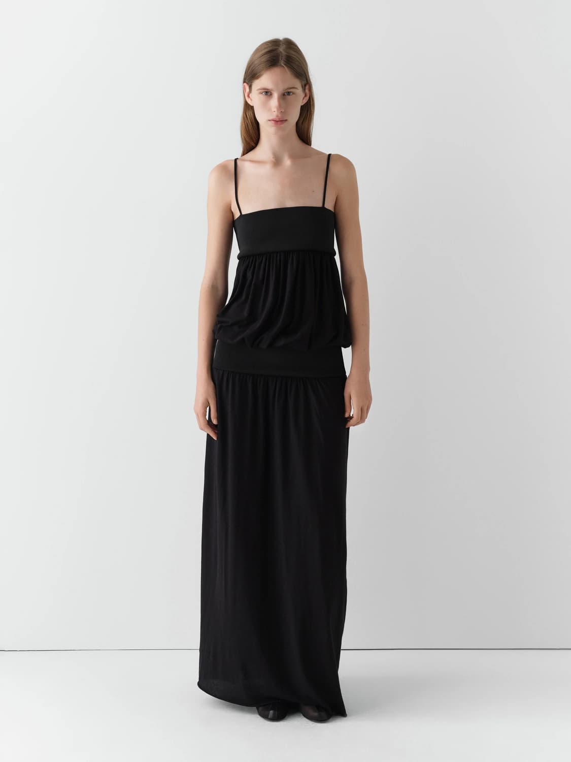 (S) 기마구아스 Selina maxi dress / 블랙 상품이미지1