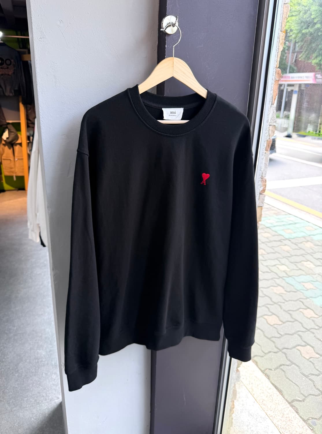XL/ 아미 드 꾀흐 24FW 로고 맨투맨 상품이미지3