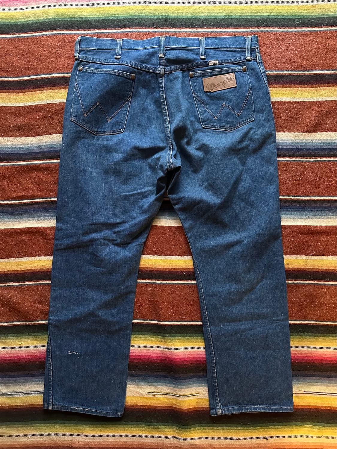 60s USA 빈티지 랭글러 13MWZ 셀비지 데님 팬츠 상품이미지7