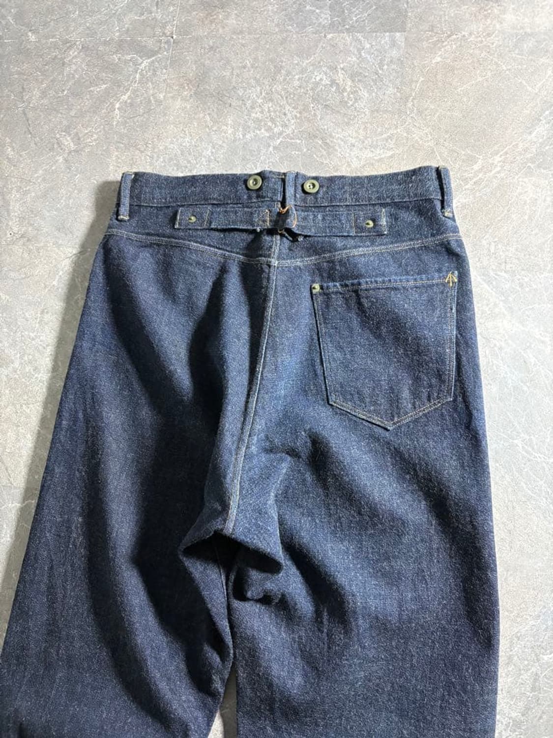 나이젤 카본 4포켓 셀비지 신치백 데님팬츠 32 상품이미지6