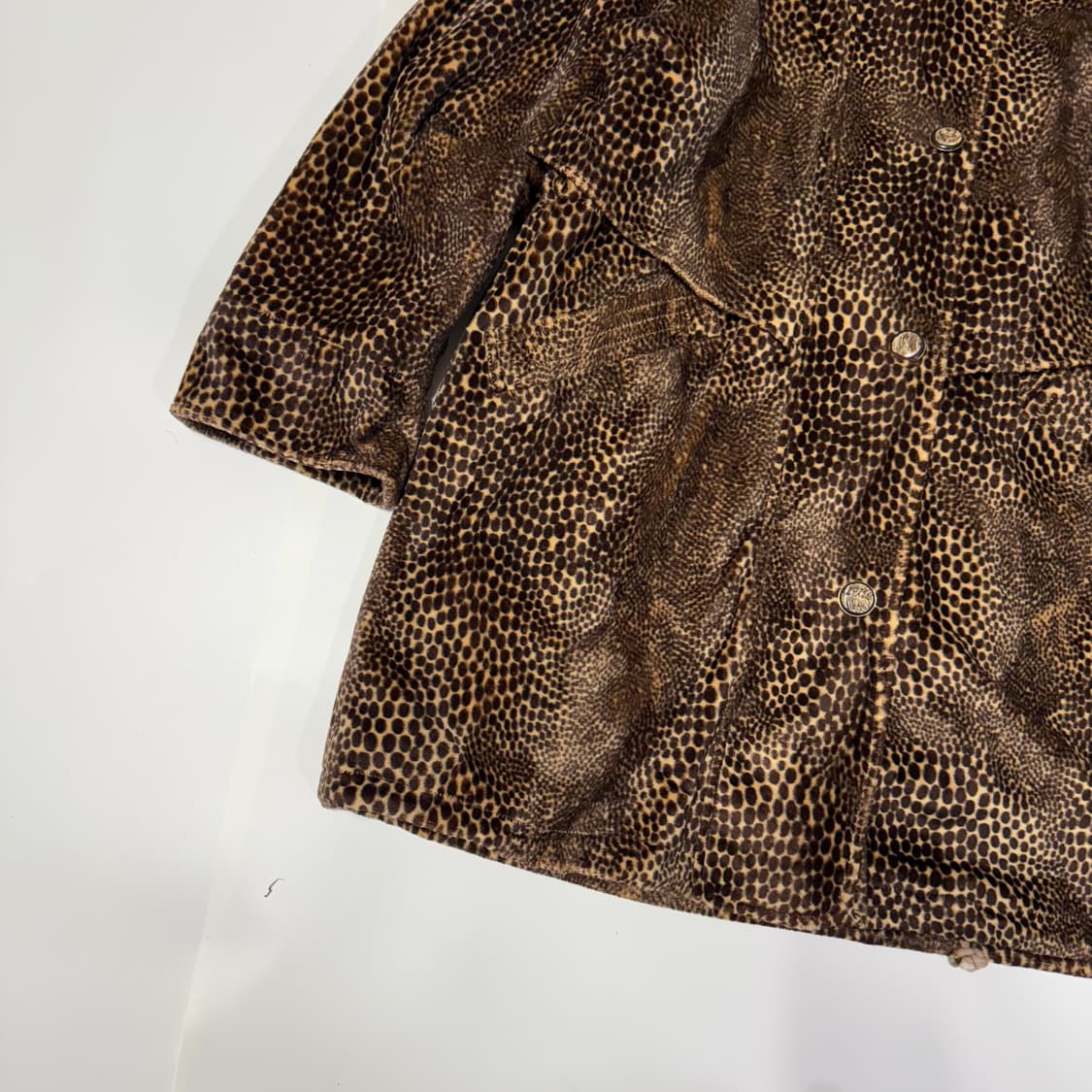 재패니즈 빈티지 레오파드 퍼 코트 상품이미지7