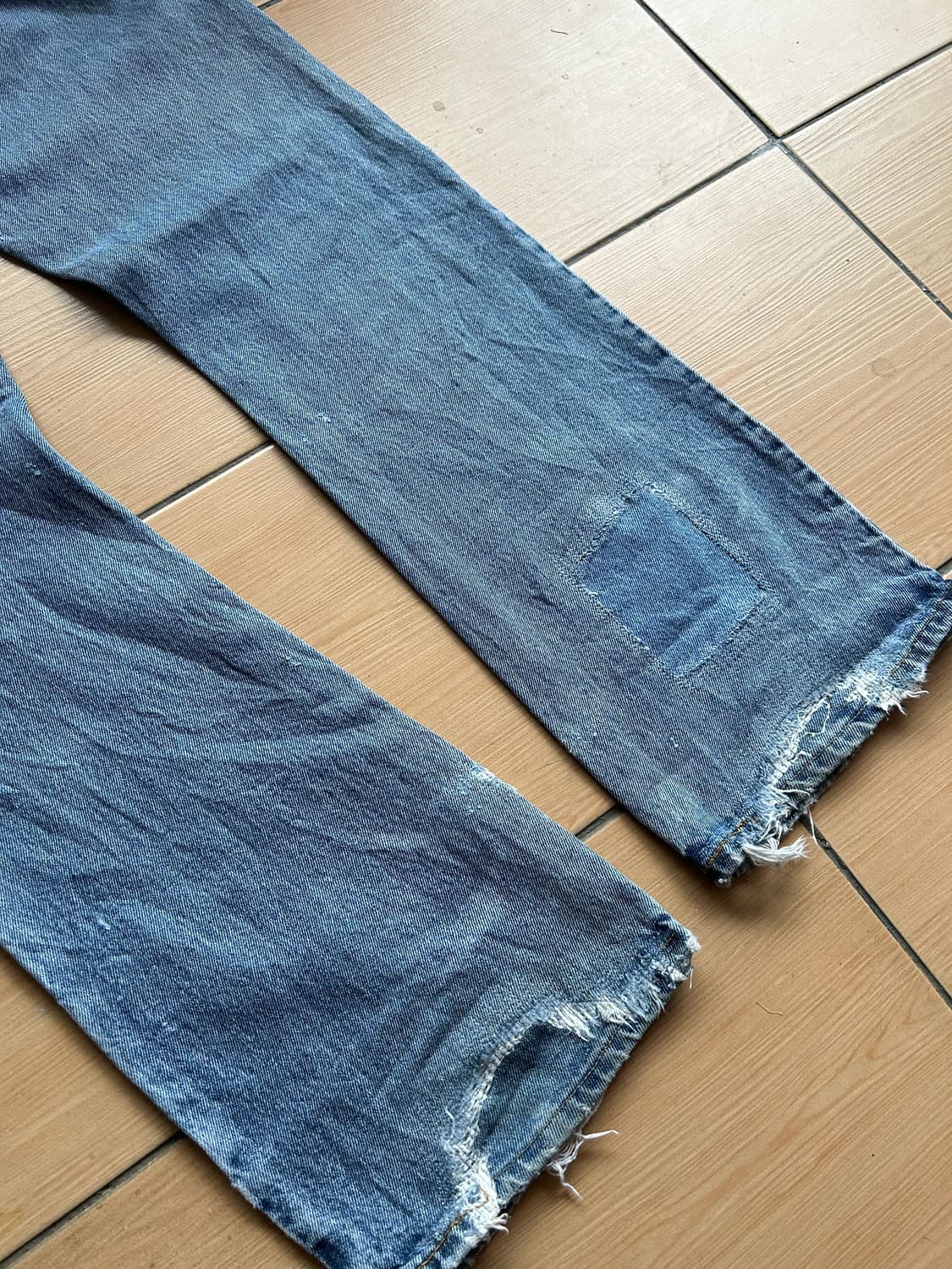 Vintage levi’s 517 repair jean 상품이미지5