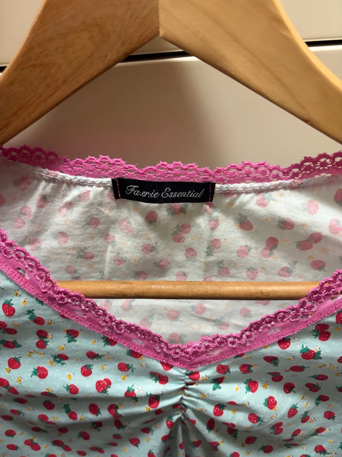 샵 페어리 레이스 탑 스트로베리 상품이미지6