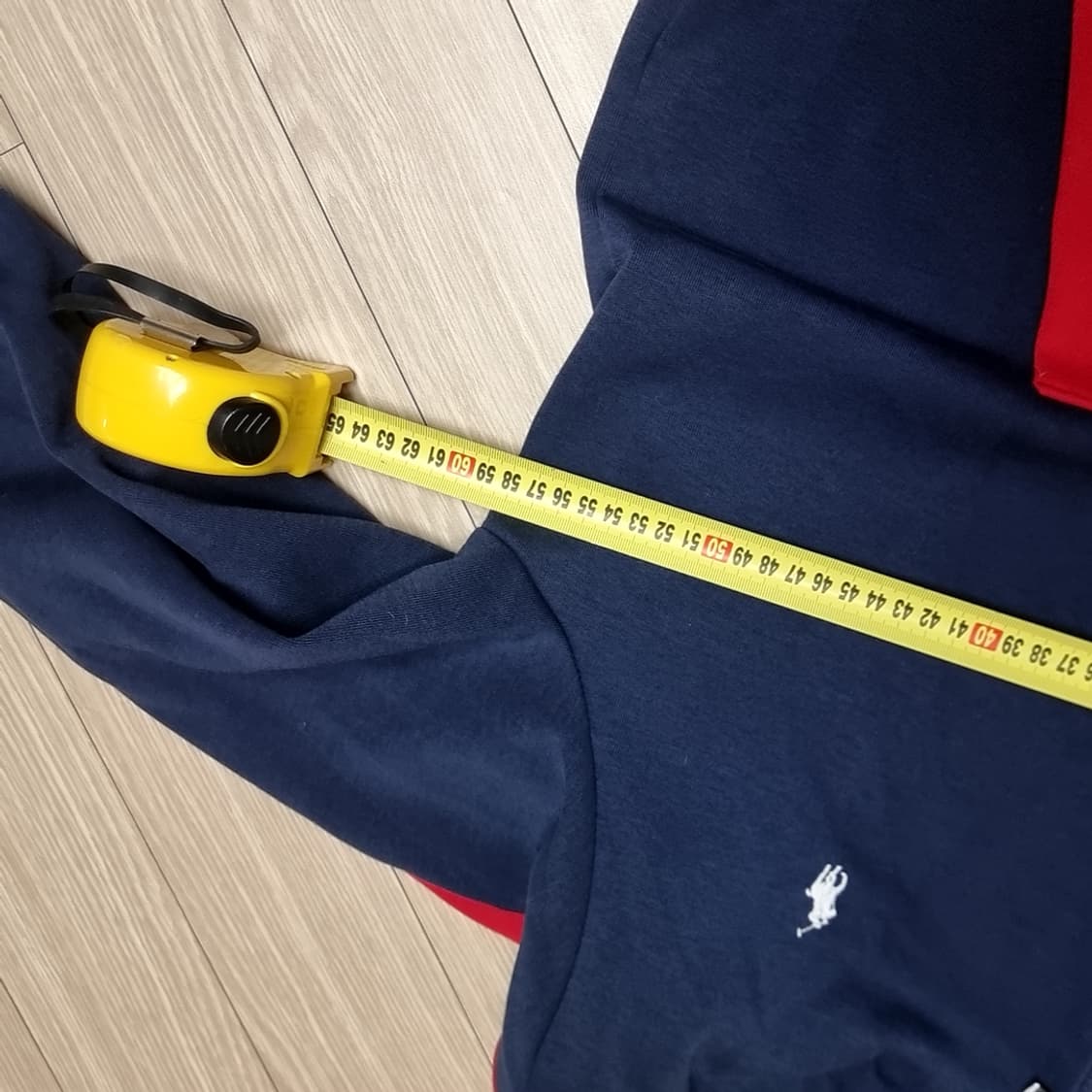 폴로 랄프로렌 네이비/레드 후드 집업(L) 상품이미지7