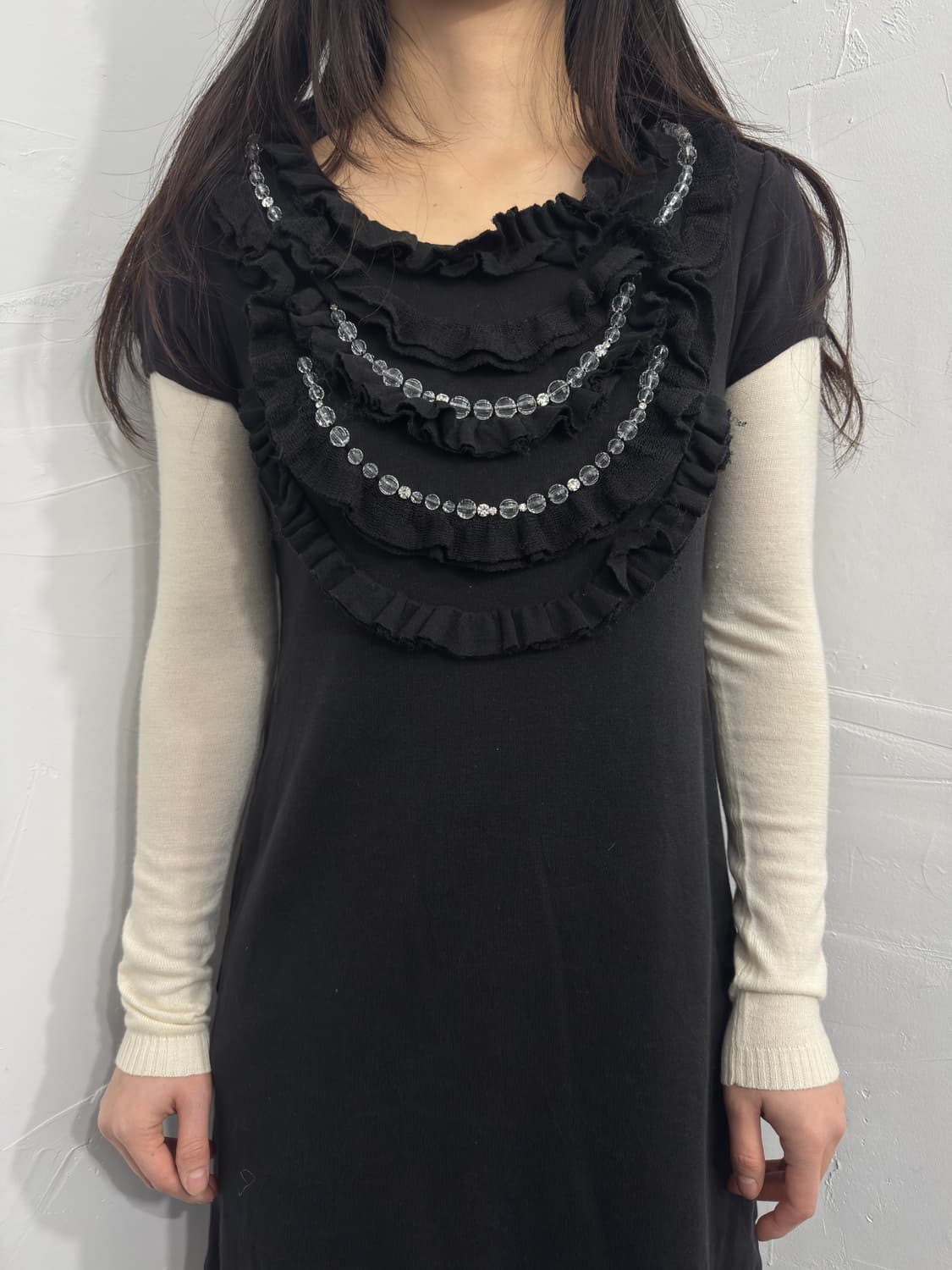 body dressing knit slim top 상품이미지4