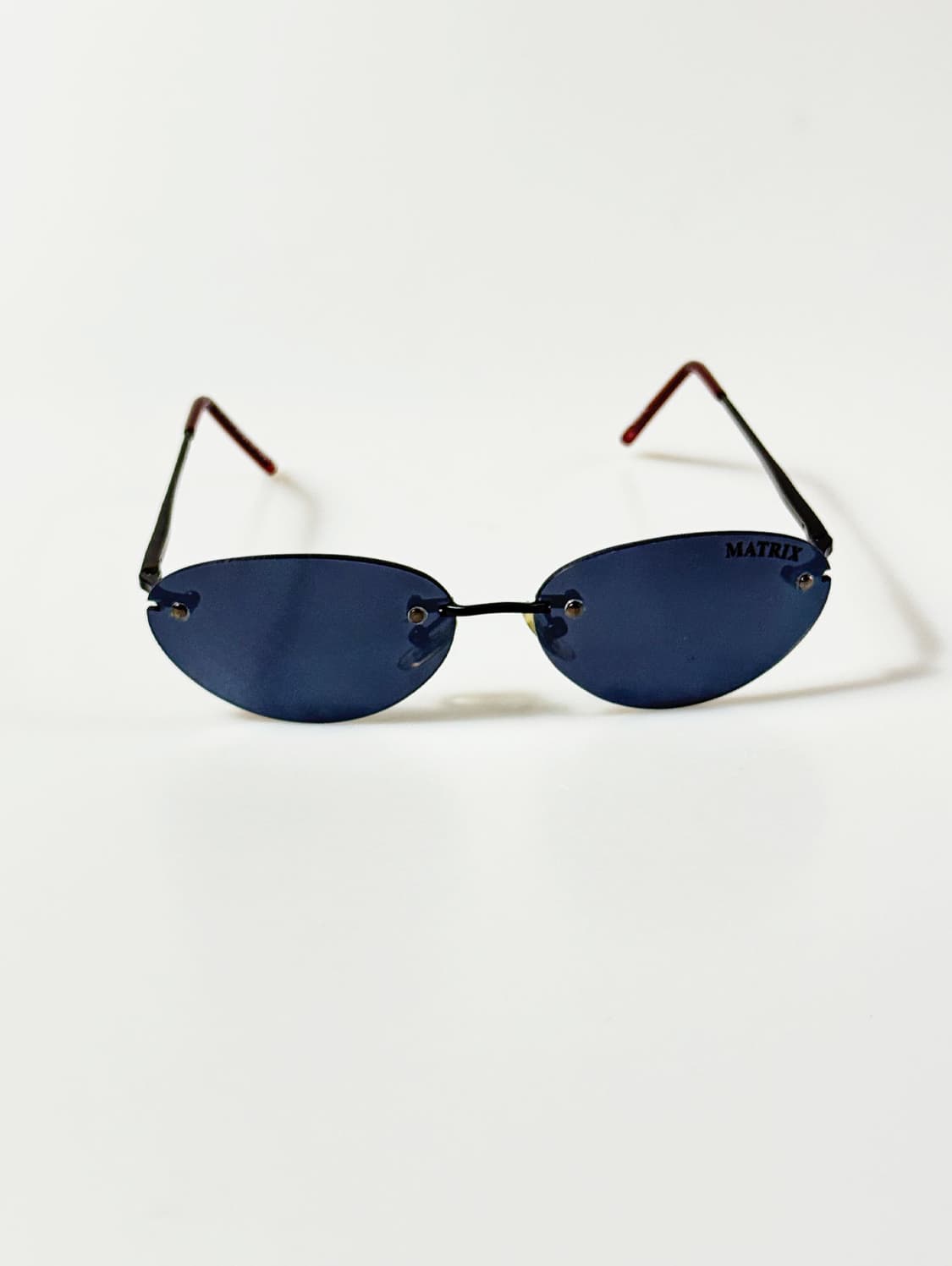 MATRIX 무테 오벌 프레임 빈티지 선글라스 상품이미지1