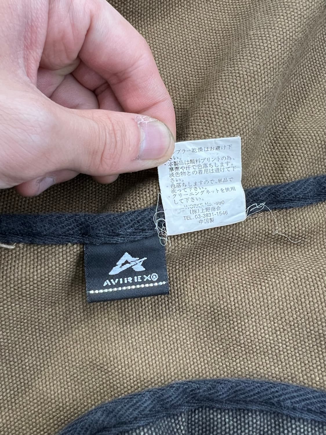 아비렉스 워시드 카키 아메리칸 스탠다드 스냅 버튼 블루종 자켓 상품이미지9