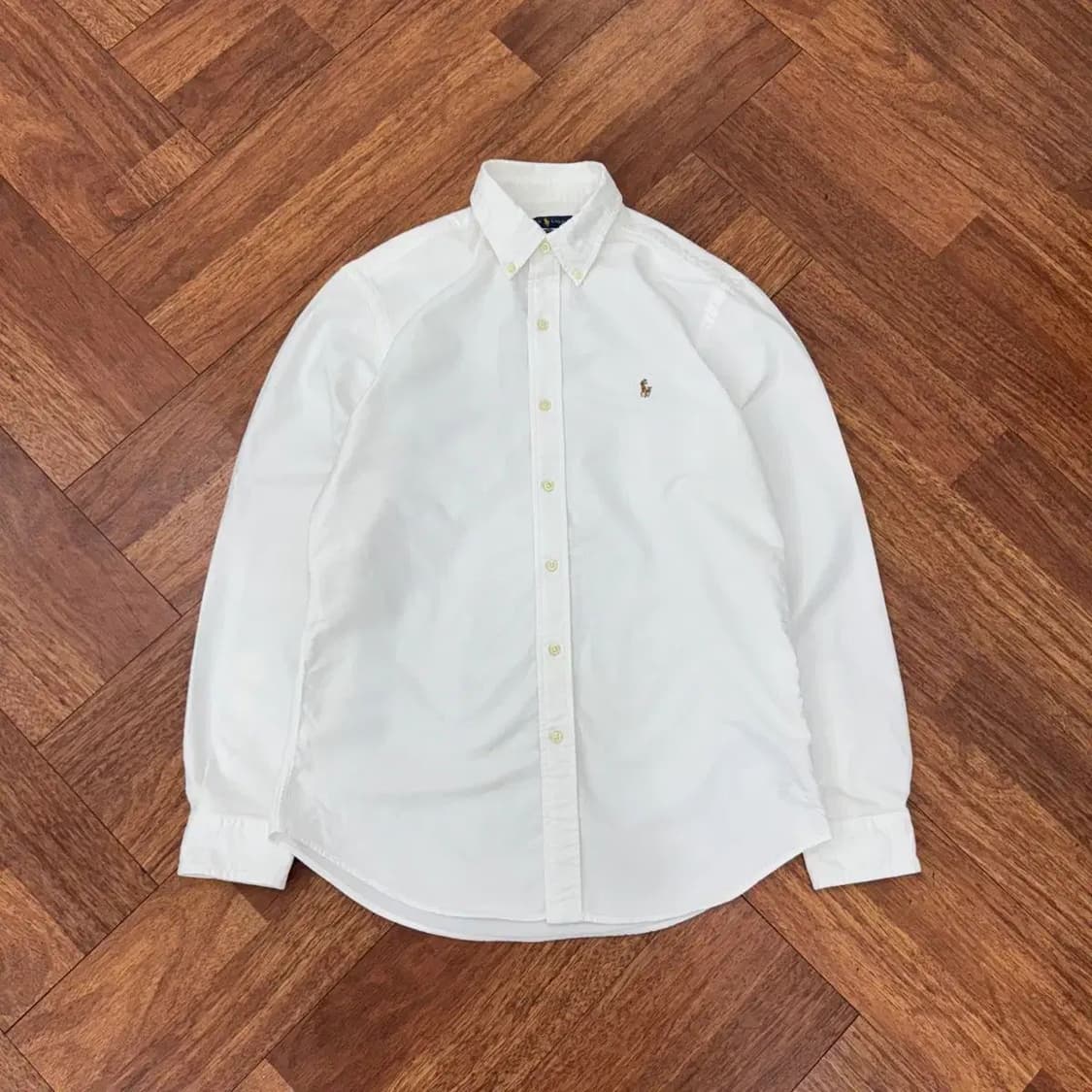 M 폴로 랄프로렌 커스텀핏 옥스포드 화이트 남방 셔츠  상품이미지1